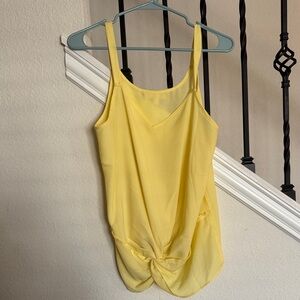 Yellow Sleeveless Women's Top